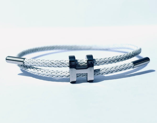 H bracelet Silver