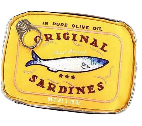 Canned Sardine travel Cosmetic Bag