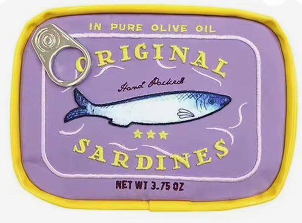 Canned Sardine travel Cosmetic Bag
