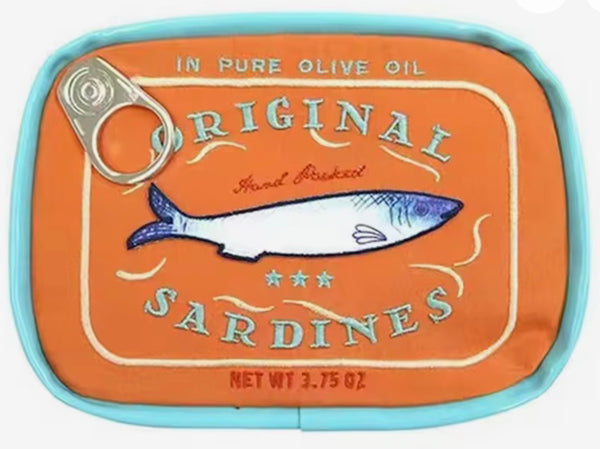 Canned Sardine travel Cosmetic Bag