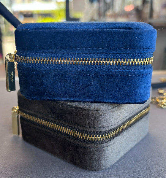 Velour Jewellery Box