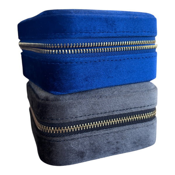 Velour Jewellery Box