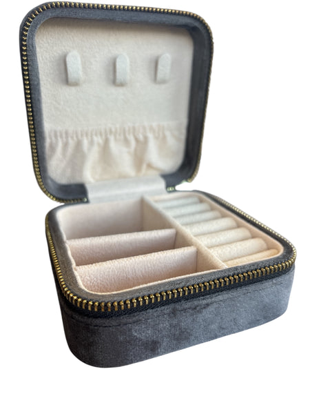 Velour Jewellery Box