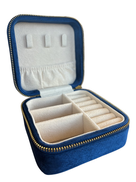 Velour Jewellery Box