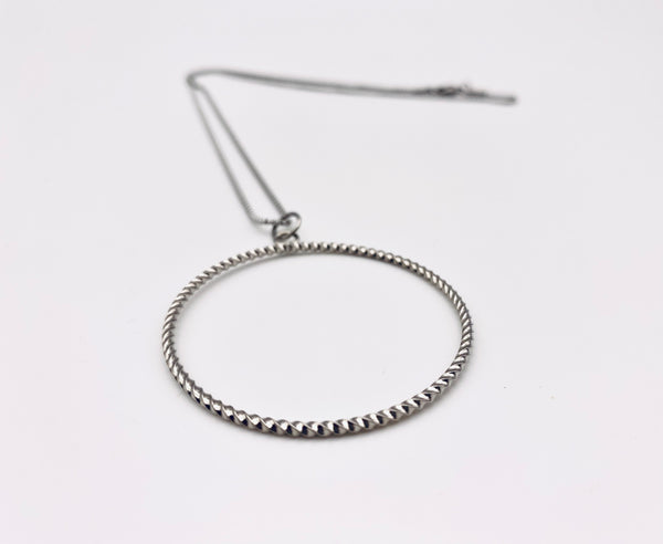 Large Hoop Necklace